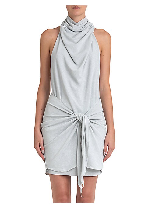 Cowl Charm Mini Dress