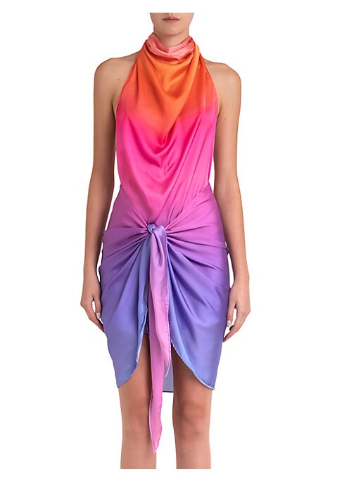 Cowl Charm Mini Dress