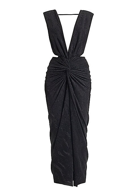 Elegant Ruched Maxi Dress