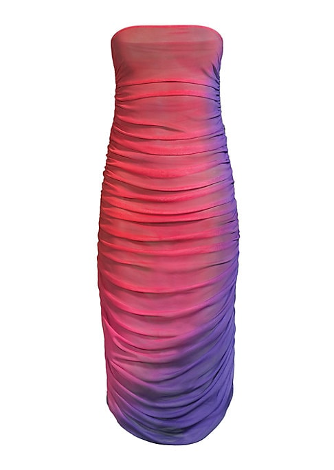 Sheer Ruched Charm Dress
