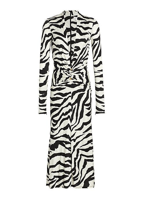 Zebra Chic Maxi Dress