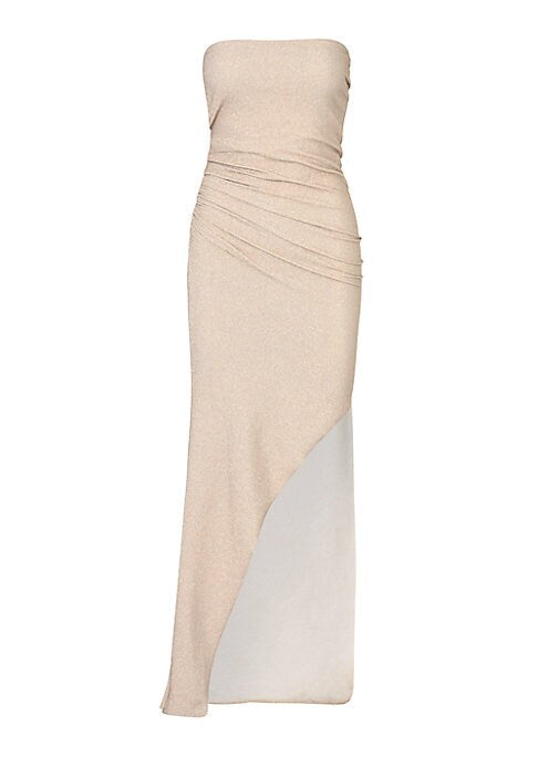 Glistening Evening Column Gown