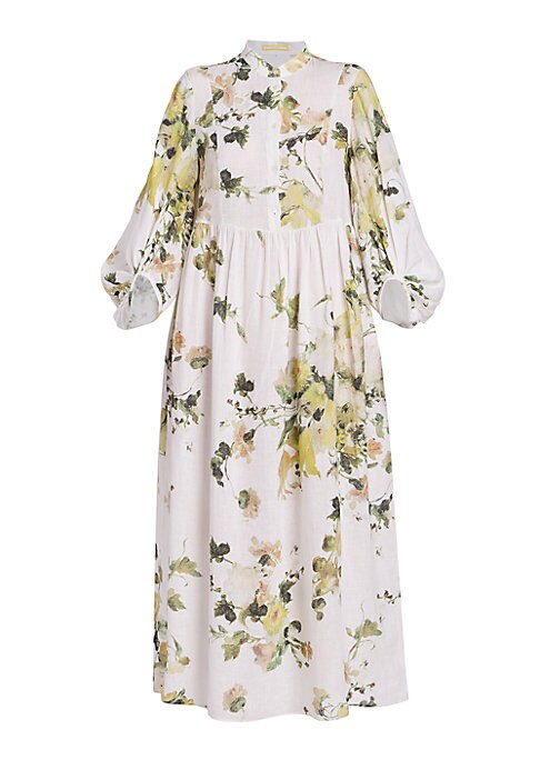 Floral Breeze Linen Dress