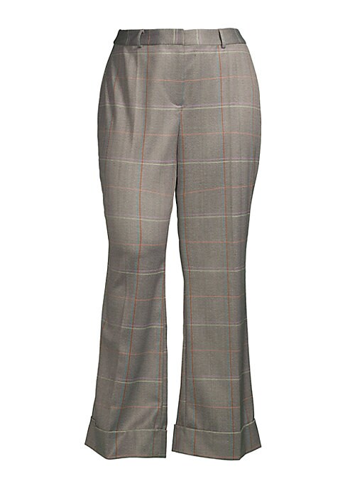 Chic Plaid Trousers