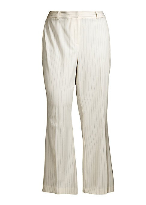 Flared Striped Trousers