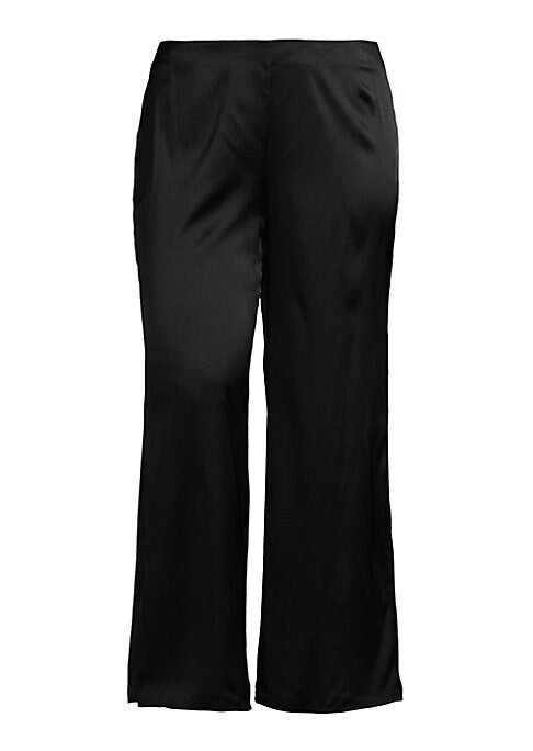 Silk High-Rise Palazzo Pants