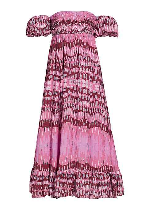 Ikat Off-Shoulder Delight Dress