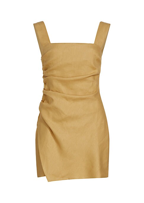 Linen Wrapped Minidress