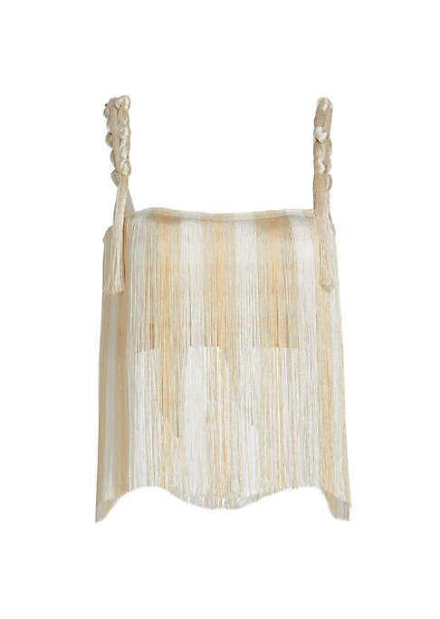 Fringe Elegance Top