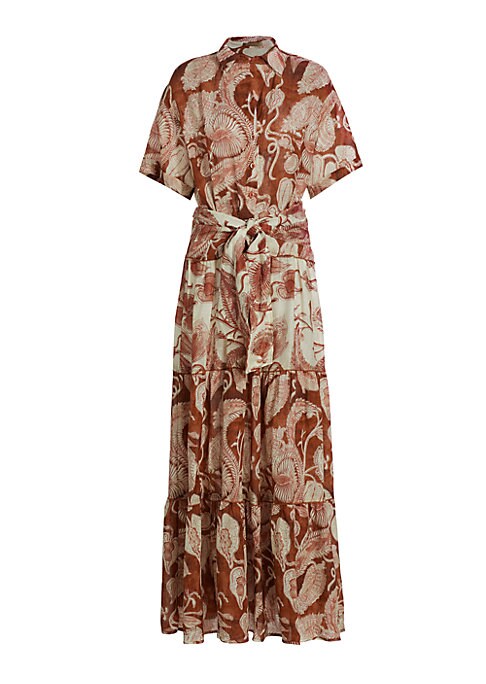 Chic Tiered Tie-Dress