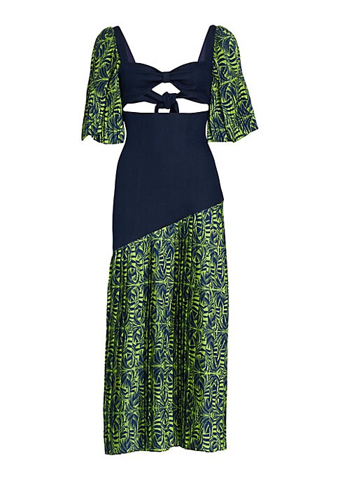 Denim & Silk Delight Dress
