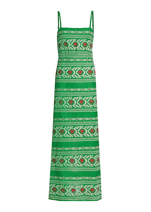Palm Twist Maxi Dress