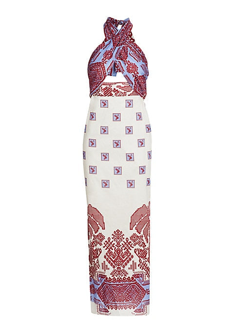 Tangled Elegance Maxi Dress