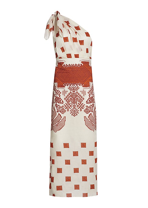 Elegant One-Shoulder Midi Dress