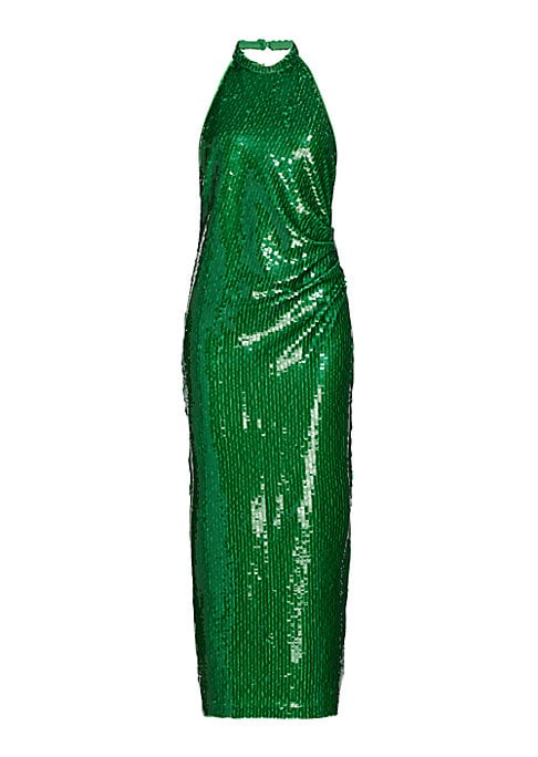 Glimmering Halter Evening Dress