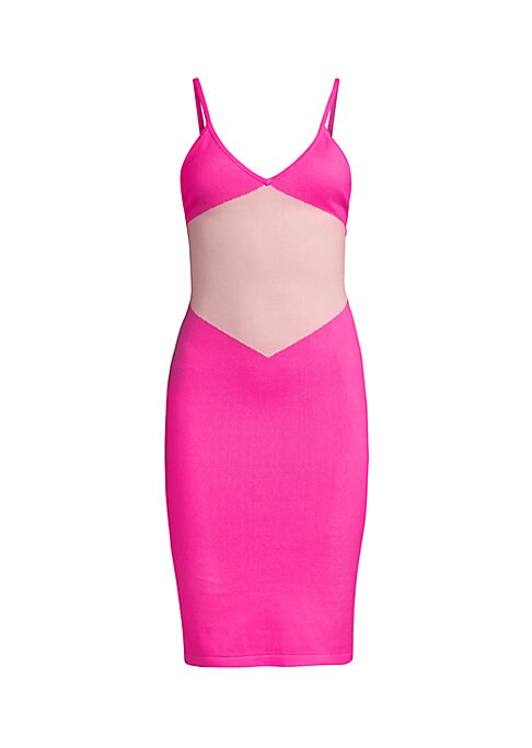 Chic Colorblock Knit Dress