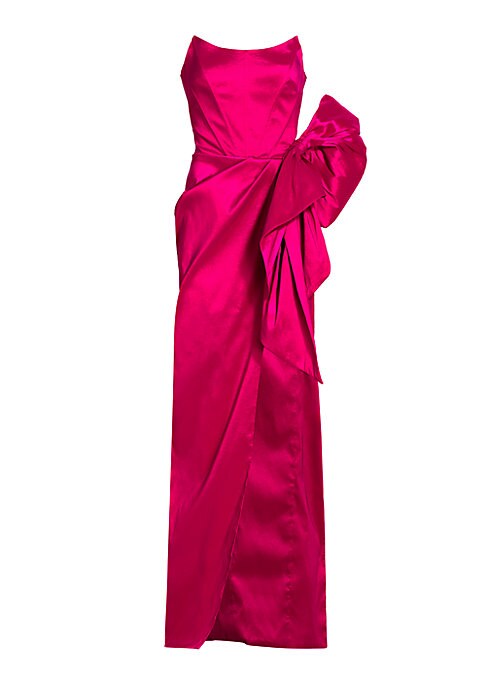 Elegant Bow Column Dress