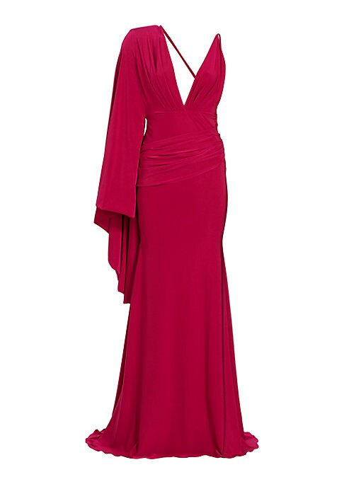 Draped Elegance Gown