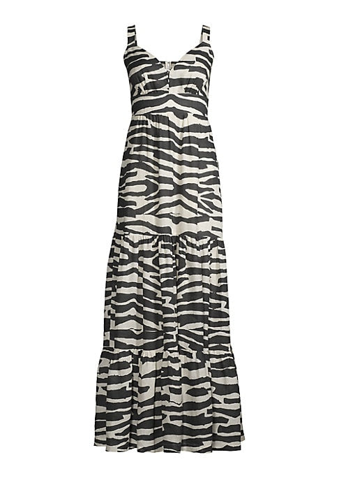 Zebra Tiered Dress