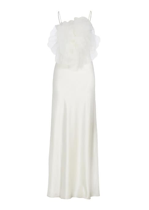 Silk Blossom Elegance Gown