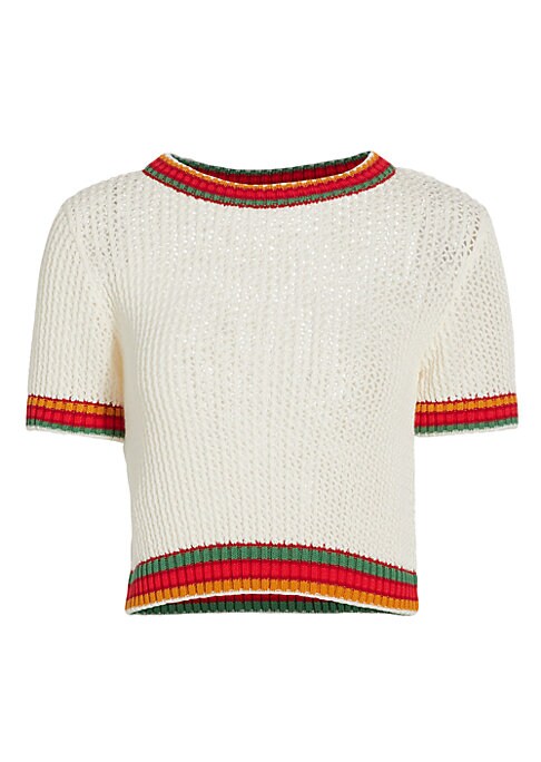 Vibrant Stripe Knit Top