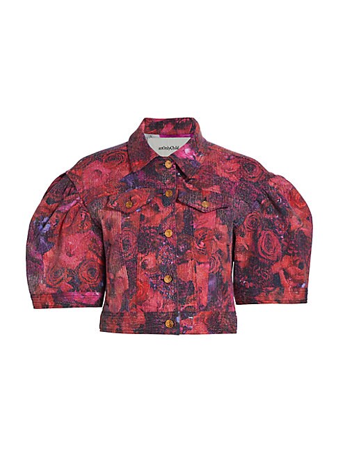 Cropped Billowy Jacket