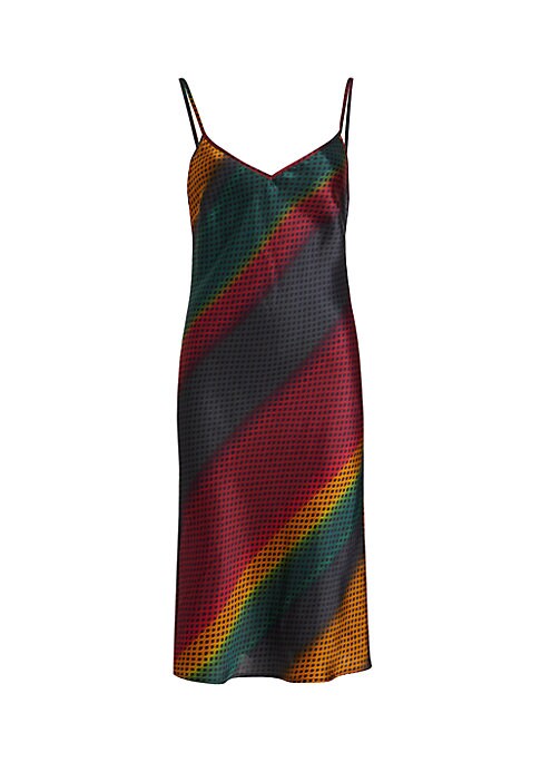 Silk Dottie Slip Dress