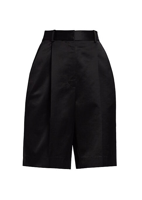 Chic Satin Bermuda Shorts