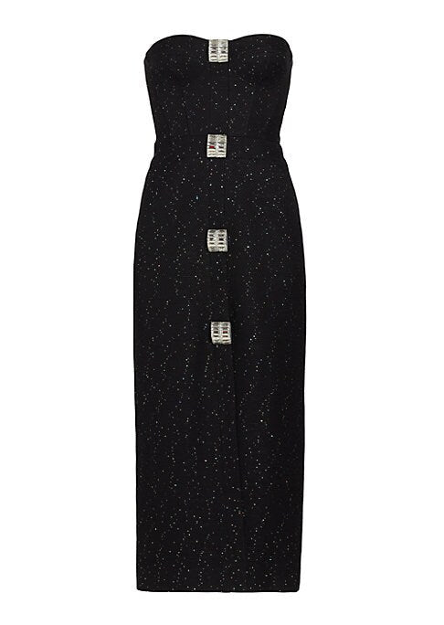 Crystal Corset Midi Dress
