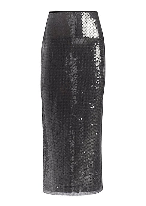 Shimmering A-Line Skirt