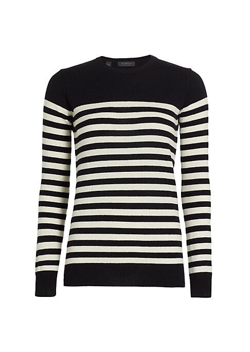 Chic Striped Cashmere Top