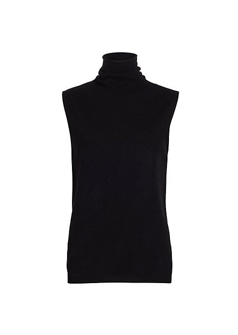 Cashmere Turtleneck Vest