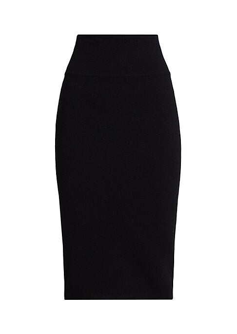 Cashmere Elegance Midi Skirt