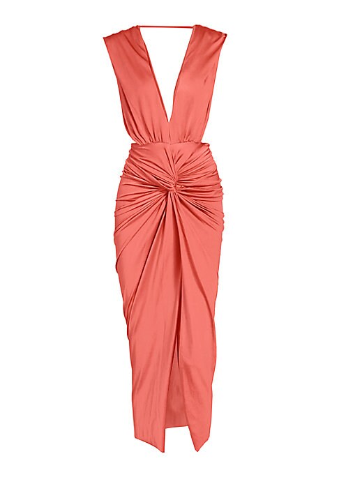 Knot-Front Elegance Dress