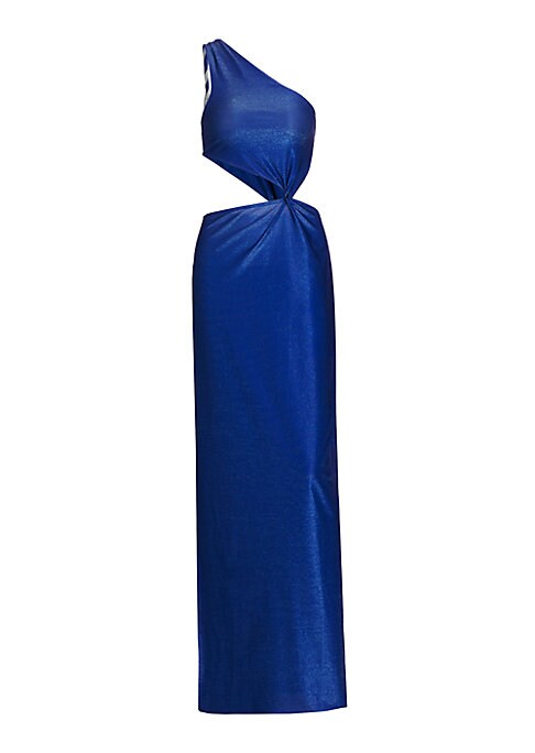 Metallic One-Shoulder Dream Dress