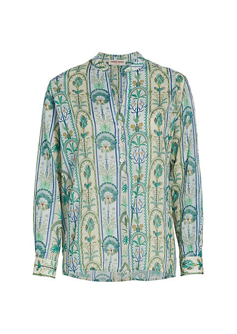 Botanical Cotton Garden Top