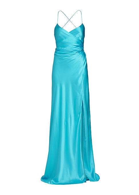 Silken Dream Wrap Dress