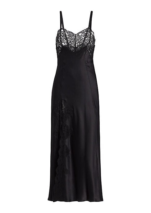Luxe Silk Lace Dress