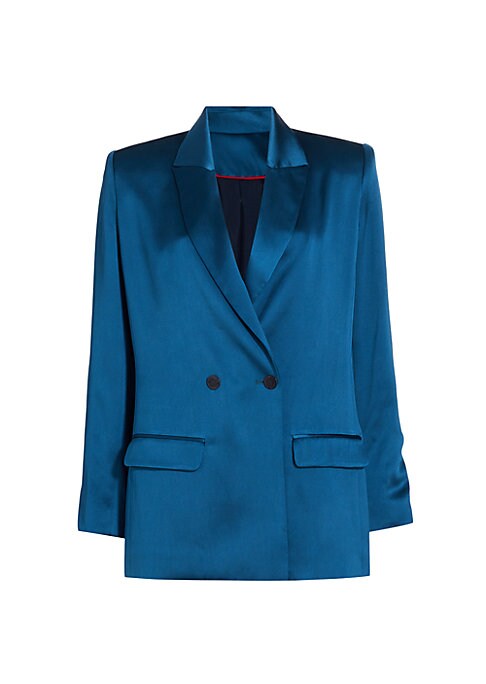 Luxe Satin Statement Blazer