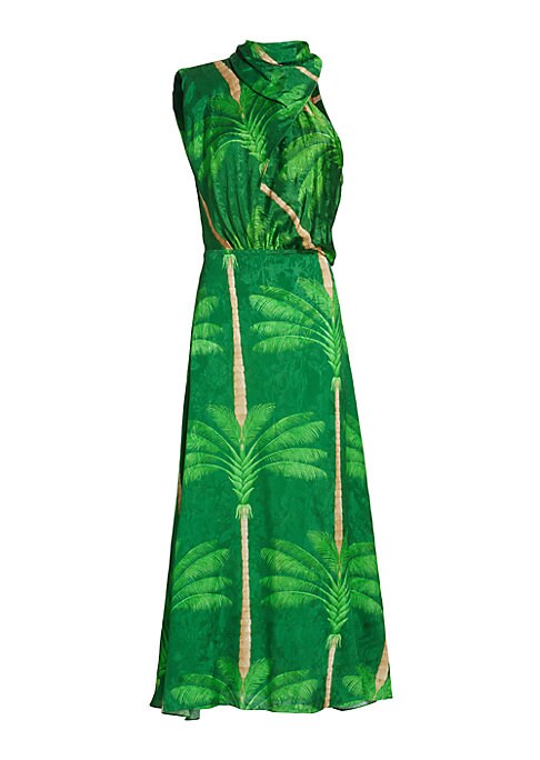 Elegant Asymmetric Midi Dress