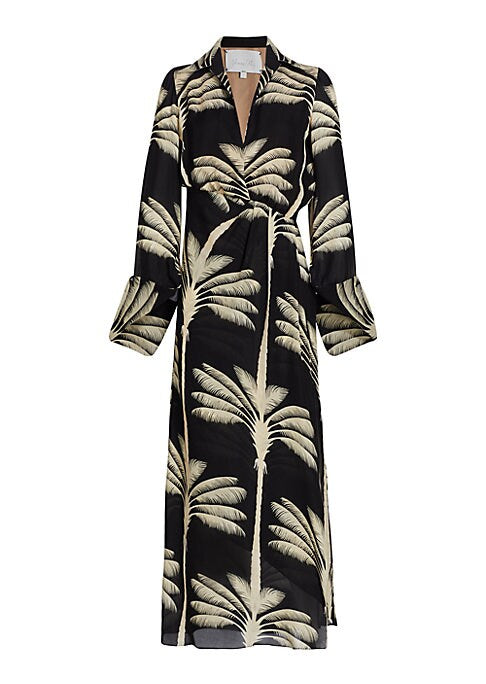 Silk Serenity Midi-Dress