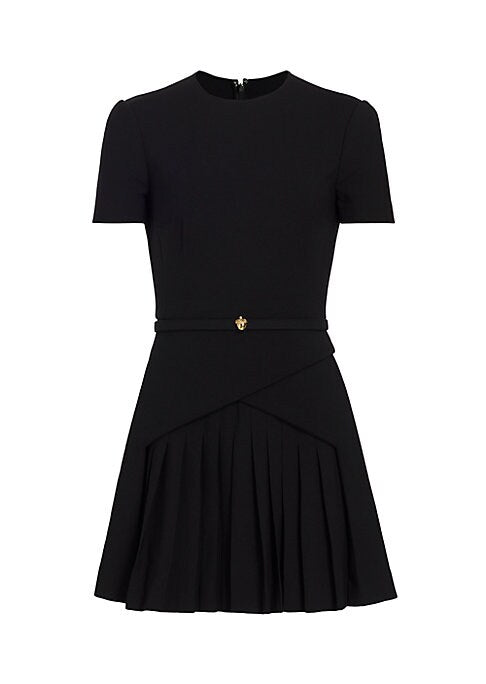 Chic Pleated Mini Dress