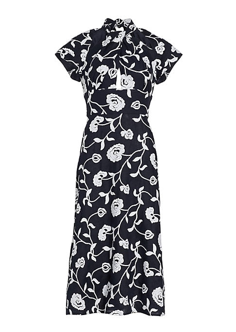 Floral Charm Midi Dress