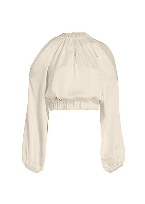 Chic Cut-Out Balloon Top