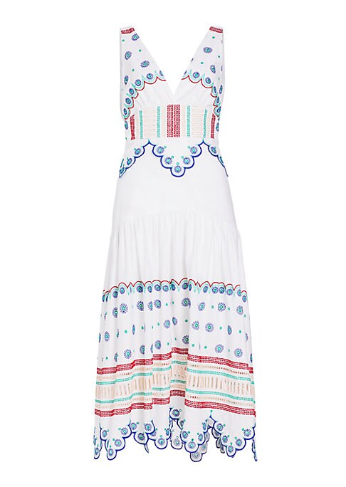 Vibrant Breeze Midi Dress
