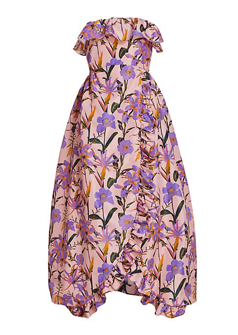 Floral Ruffle Midi Dress