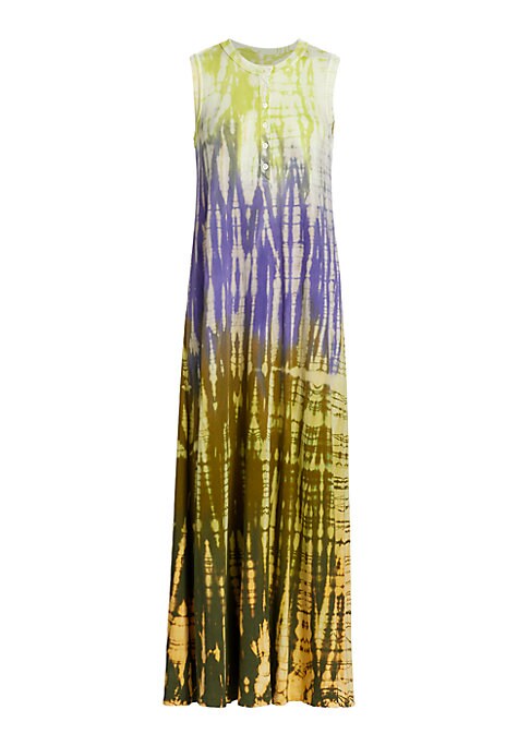 Bohemian Tie-Dye Shift Dress