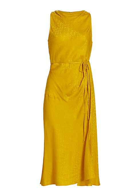 Paisley Cowl Neck Dress
