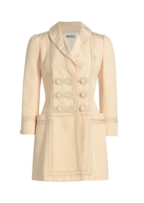 Embroidered Tailored Minidress