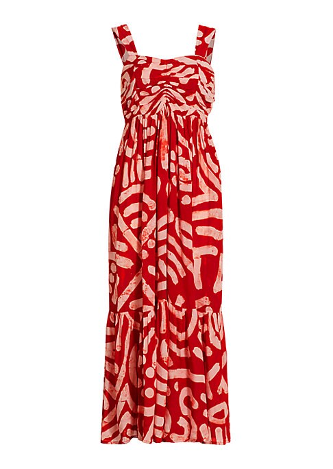 Geometric Breeze Maxi Dress
